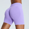 Seamless Yoga Shorts Women's Three-point High Waist Looty Lush