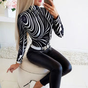 Looty Lush Sexy long-sleeved T-shirt bottoming shirt