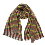 European And American Autumn And Winter Bristle Short Beard Small Plaid Scarf Shawl Looty Lush