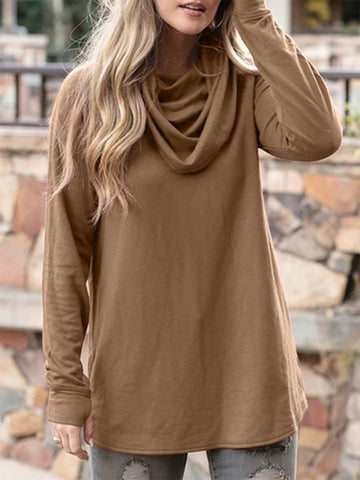 Looty Lush Solid color long sleeve T-shirt