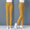 Blue Suit Pants Spring Women's High Waist Career Figure Flattering Drape Skinny Pants Looty Lush