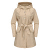 Spring And Autumn New Hooded Waterproof Coat Containing Belt Thin Looty Lush