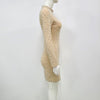 Heavy Industry Pearl Rhinestone Stretch Side Seam Tassel Short Dress Looty Lush