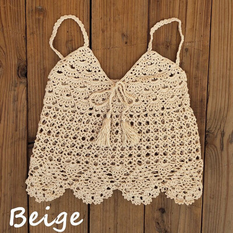 Looty Lush Handmade crochet bikini blouse