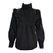 Looty Lush Lace hollowed-out shirts