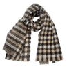 European And American Autumn And Winter Bristle Short Beard Small Plaid Scarf Shawl Looty Lush