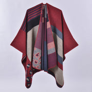 Autumn And Winter Scarf Versatile Lattice Ladies Travel Shawl Looty Lush