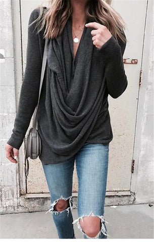 Looty Lush Knitted sweater long sleeve T-shirt