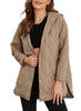 Diamond Quilted Hooded Lightweight Jacket For Women Looty Lush