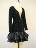 See-through Deep V-neck Sequins Dress Banquet Ball Party Short Dress Looty Lush