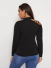 Women's Sling Long Sleeve Dropped Shoulder T-Shirt