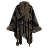 Women's Fur Collar Thickened Warm Shawl Looty Lush