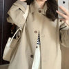 Korean Style Windbreaker Early Autumn Coat Women's Small Looty Lush