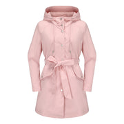 Spring And Autumn New Hooded Waterproof Coat Containing Belt Thin Looty Lush