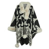 Women's Fur Collar Thickened Warm Shawl Looty Lush