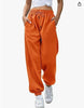 Women's Loose Leisure Sports Drawstring Wide Leg Ankle Banded Pants Looty Lush