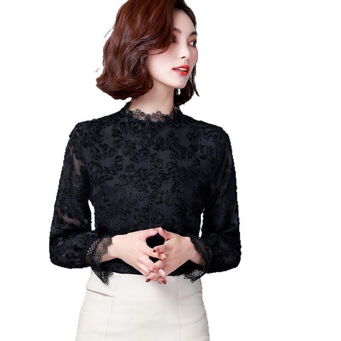 Looty Lush Women's lace shirt