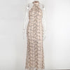 Long fringed sequin dress Looty Lush