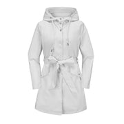 Spring And Autumn New Hooded Waterproof Coat Containing Belt Thin Looty Lush