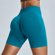 Seamless Yoga Shorts Women's Three-point High Waist Looty Lush