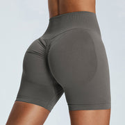 Seamless Yoga Shorts Women's Three-point High Waist Looty Lush