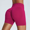 Seamless Yoga Shorts Women's Three-point High Waist Looty Lush