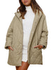 Diamond Quilted Hooded Lightweight Jacket For Women Looty Lush