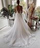 Women's Wedding Dress Lace Strap Backless Looty Lush