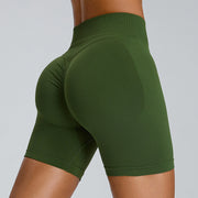 Seamless Yoga Shorts Women's Three-point High Waist Looty Lush