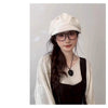 British Style Cloud Hat Show Face Small Fashion Octagonal Cap Looty Lush