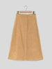 Corduroy Skirt Long Single-breasted High Waist Autumn And Winter Skirt Looty Lush