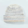 European And American Ins Warm Autumn And Winter Multi-color Niche Gradient Flanging With Wool Knitted Hat Women Looty Lush