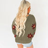 Fashion Floral Pullover Women Looty Lush