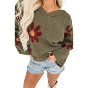 Fashion Floral Pullover Women Looty Lush