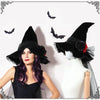 Halloween Baroque Witch Hat Accessories Props Looty Lush