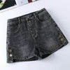 High Waist Denim Shorts Slimming Versatile Loose Word Outerwear Hot Pants Trendy Looty Lush