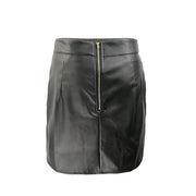 High Waist Slit PU Leather Skirt Sexy Skirt Looty Lush