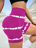 High Waist Tie-dye Yoga Shorts For Women Shorts Looty Lush