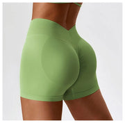 High Waist Yoga Short Belly Contracting Hip Raise Fitness Pants Looty Lush