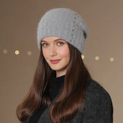 Knitted Wool Double-layer Warm Hat Fashion Looty Lush