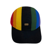 Korean Ins Rainbow Color-blocking Peaked Cap Sun-proof Quick-drying Looty Lush