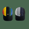 Korean Ins Rainbow Color-blocking Peaked Cap Sun-proof Quick-drying Looty Lush