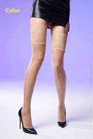 Lace Non-slip Over-the-knee Stockings Looty Lush