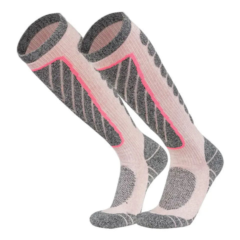 Men's And Women's Fashionable Warm Long Ski Socks Looty Lush