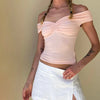 New Solid Color V-neck Sleeveless Pleated Camisole T-shirt Top Looty Lush