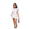 Fashion Women's Wear Mesh Hot Drilling Dress Looty Lush