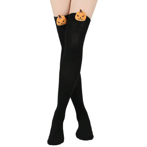 Pumpkin Demon Halloween Doll Socks Looty Lush