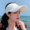 Scale Air Top Internet Celebrity Knitted Baseball Peaked Cap Outdoor Sports Sun Hat Looty Lush