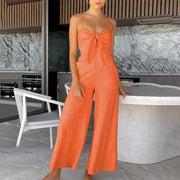 Sling Wide-leg Jumpsuit Women's Fashion Casual Loose Bodysuit Looty Lush