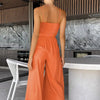 Sling Wide-leg Jumpsuit Women's Fashion Casual Loose Bodysuit Looty Lush